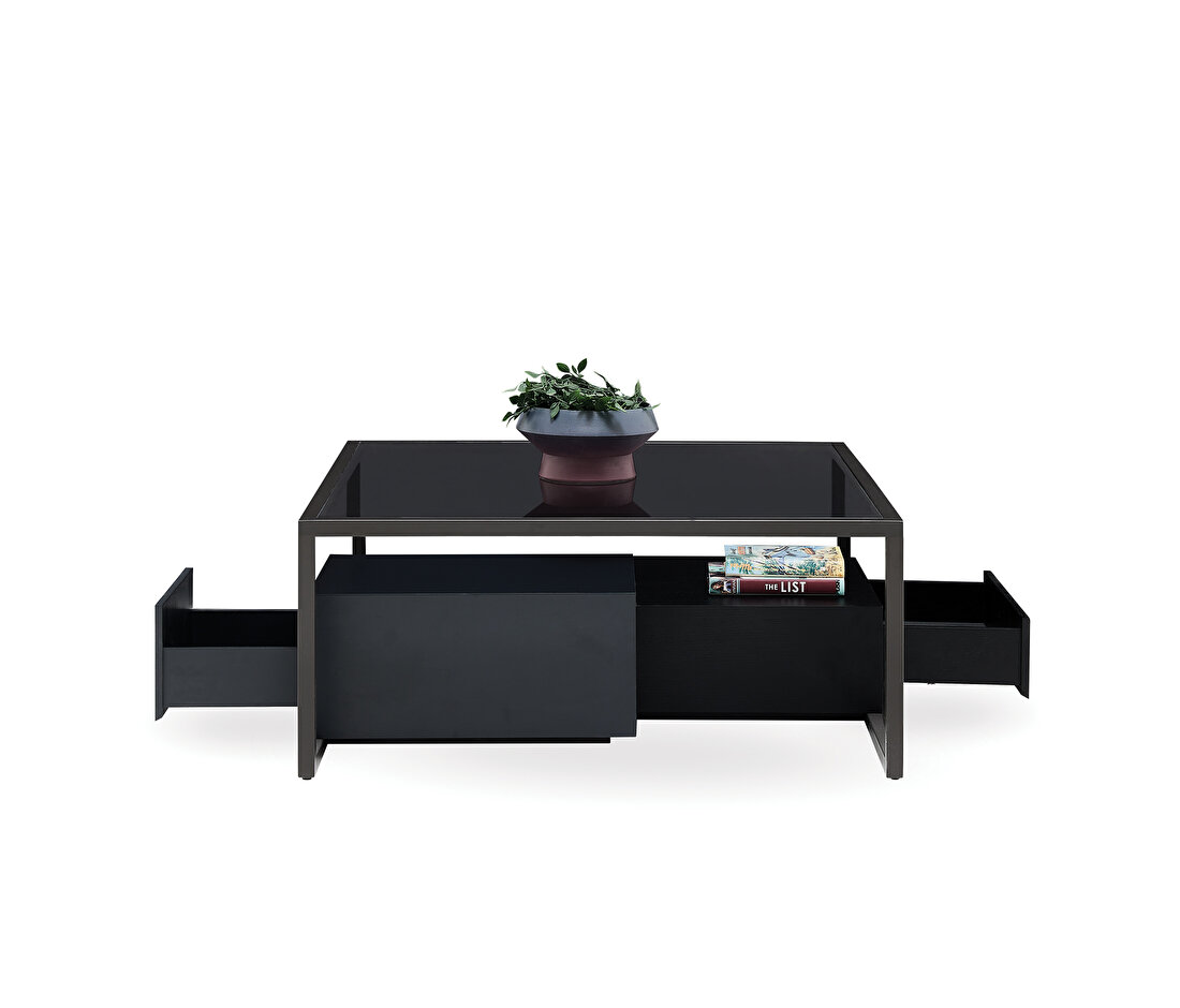 Berta Dark Gray Coffee Table