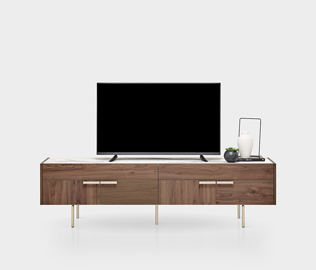 Pavia Walnut TV Stand