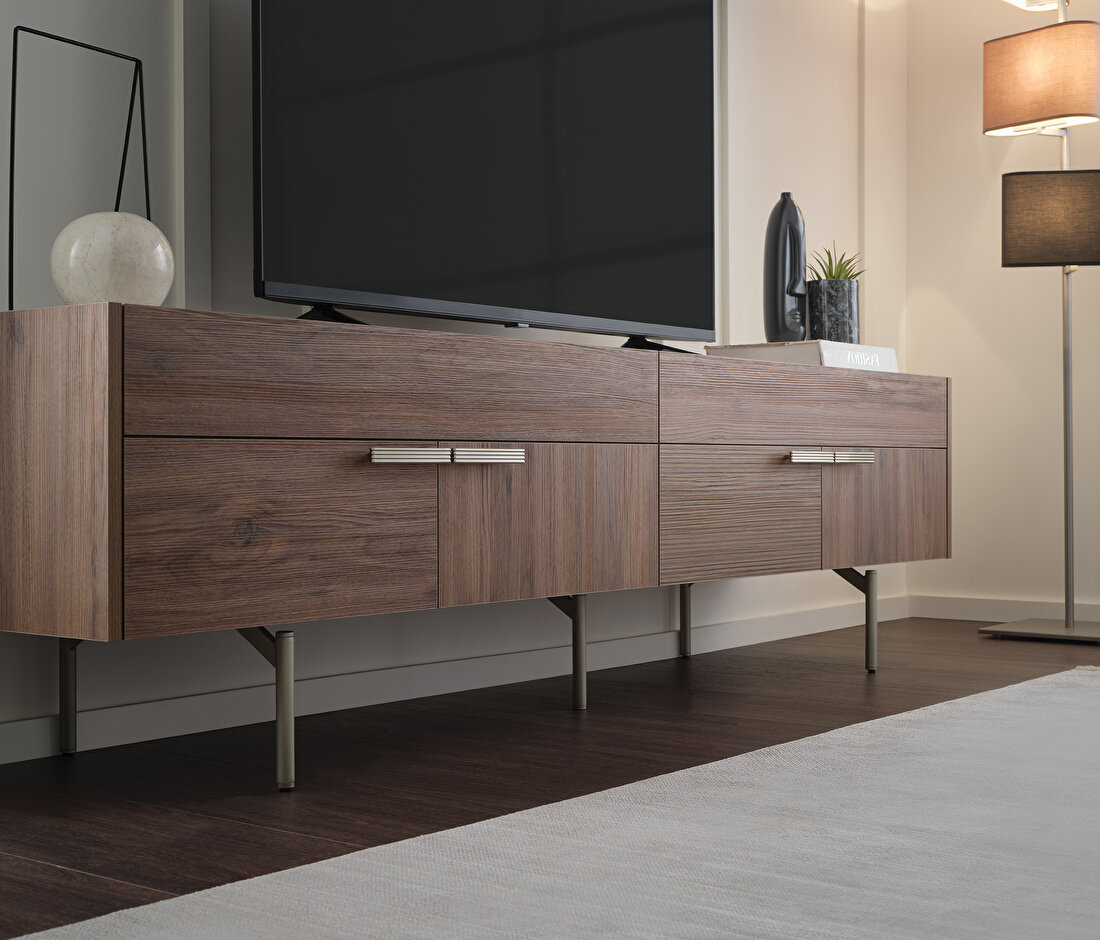 Pavia Walnut TV Stand