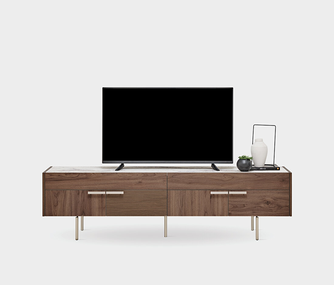 Pavia Walnut TV Stand