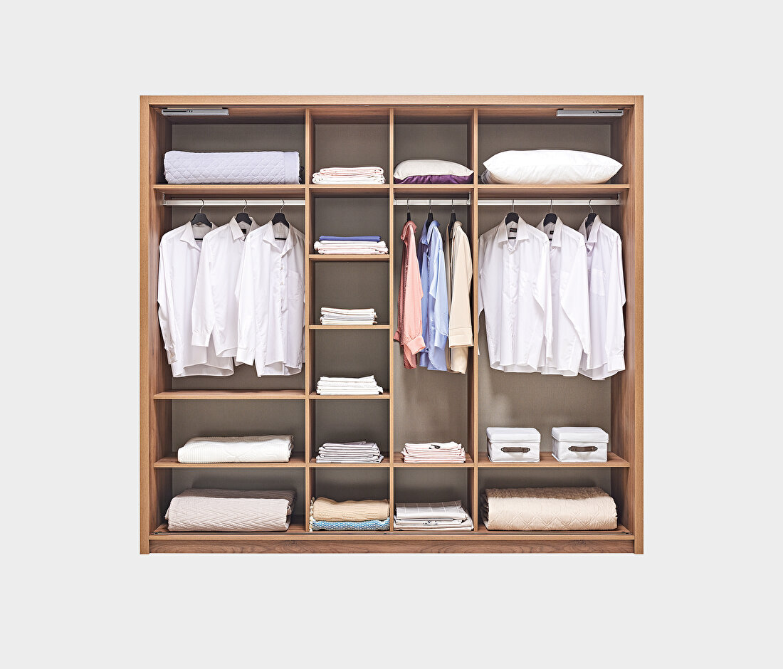 Pavia Walnut Wardrobe