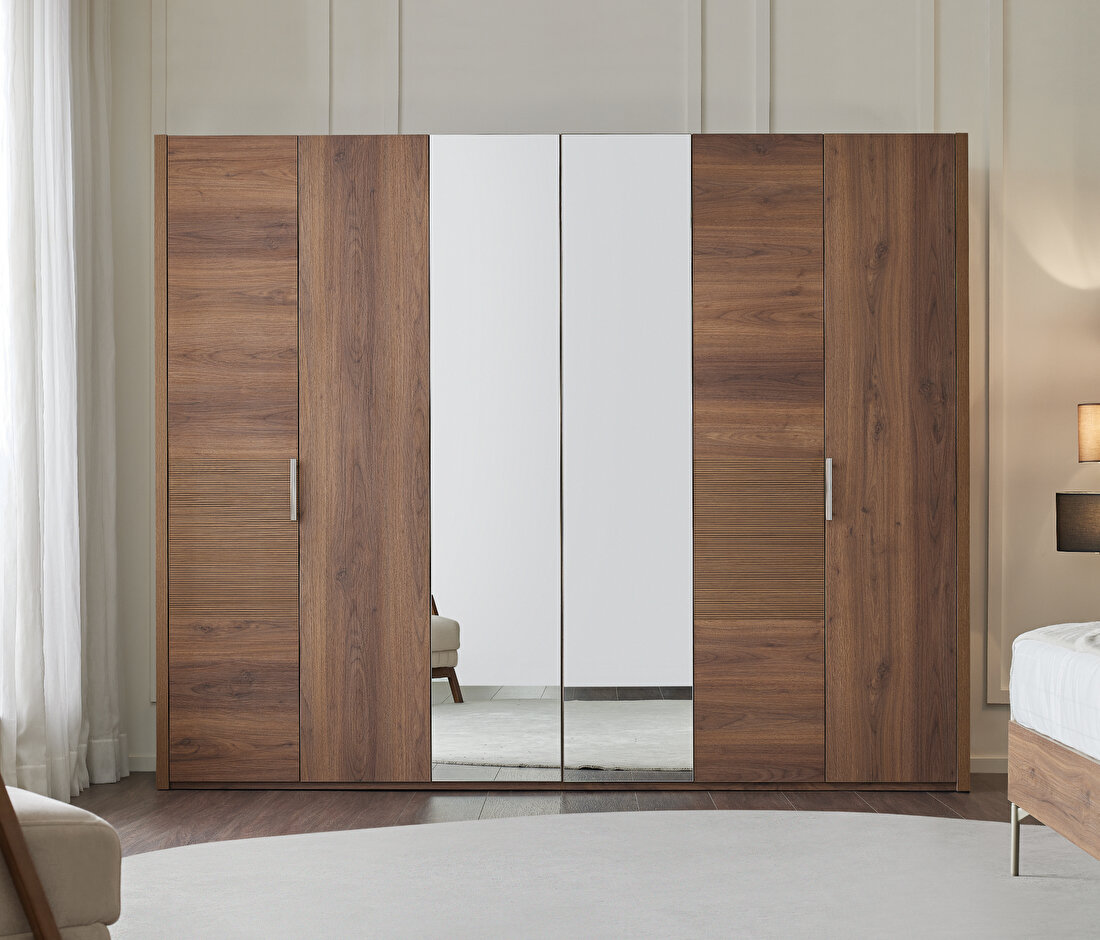 Pavia Walnut Wardrobe