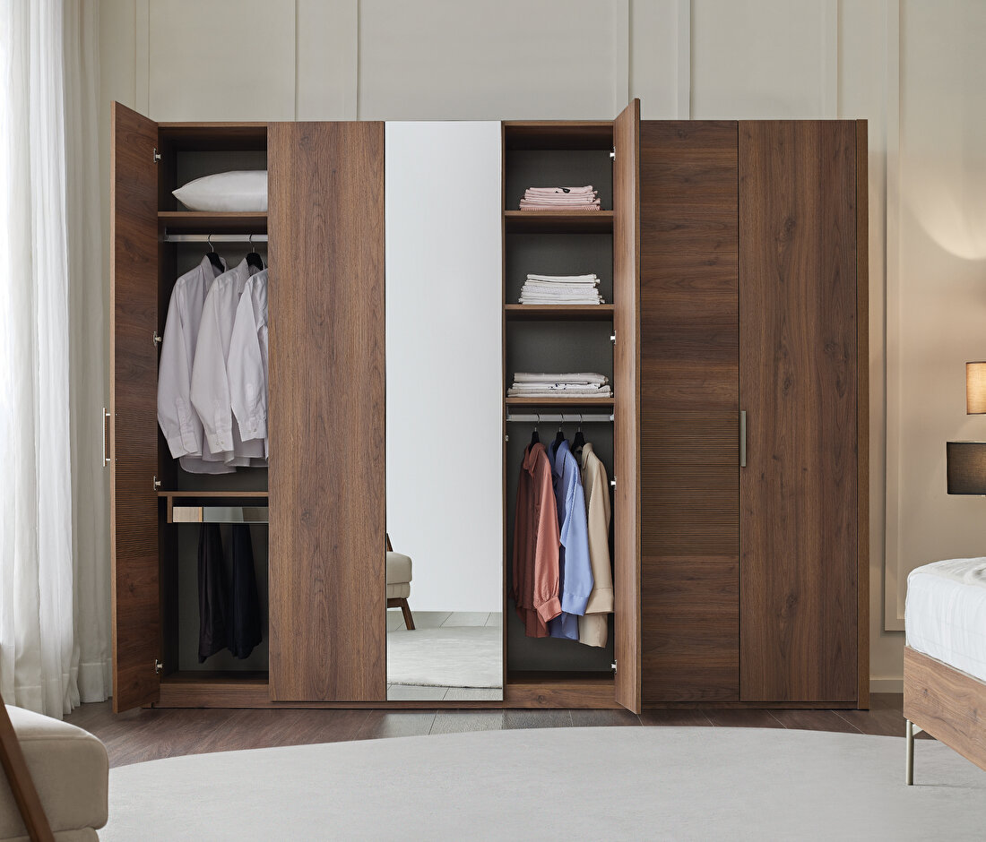 Pavia Walnut Wardrobe