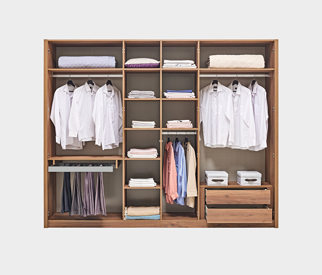 Pavia Walnut Wardrobe