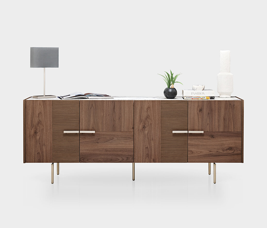 Pavia Walnut Sideboard