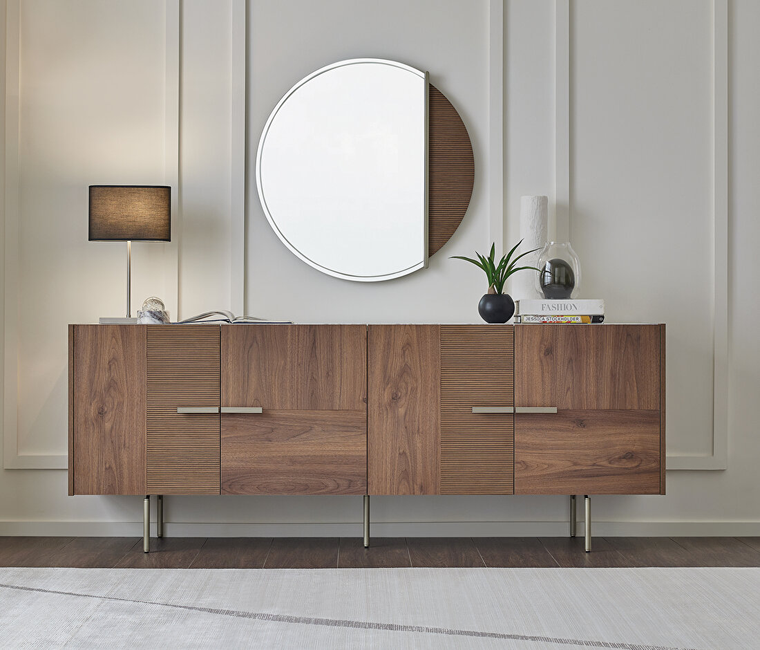 Pavia Walnut Sideboard