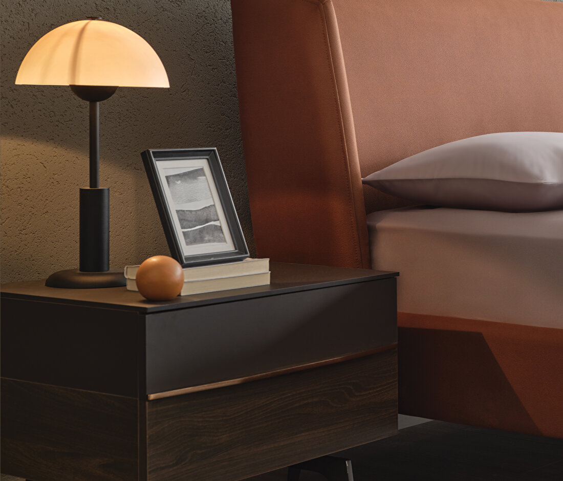 Marion Dark Brown-Walnut Nightstand