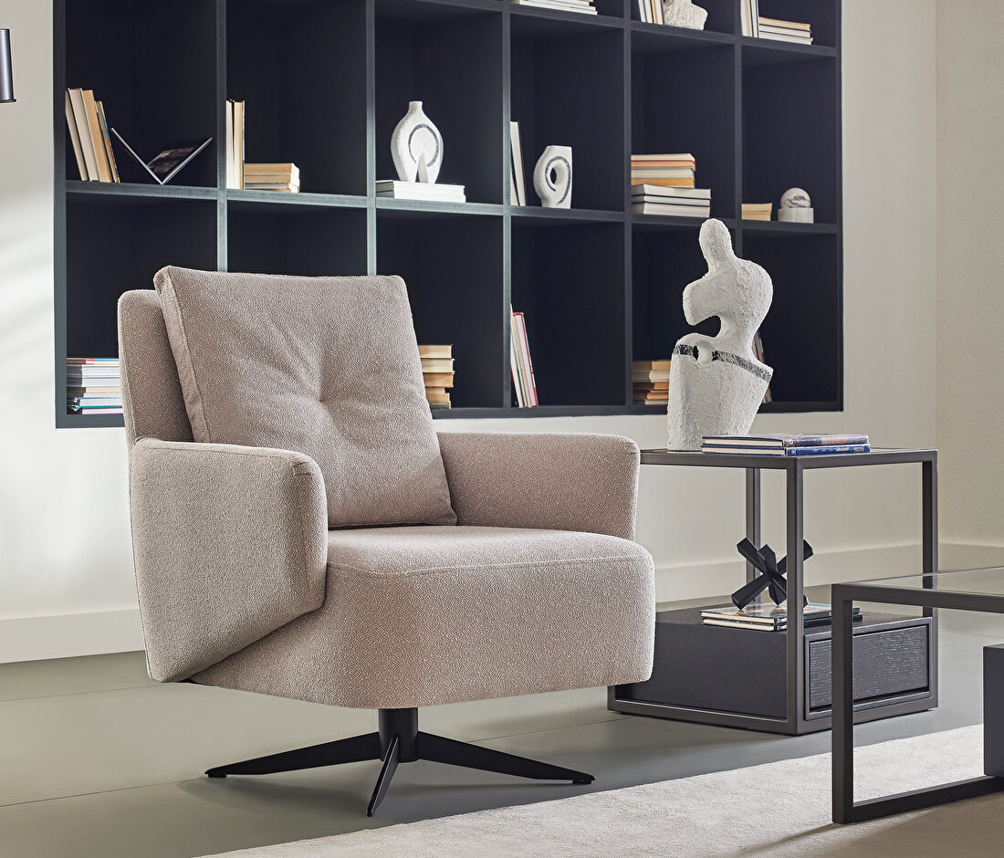 Milan Armchair - Swivel Leg