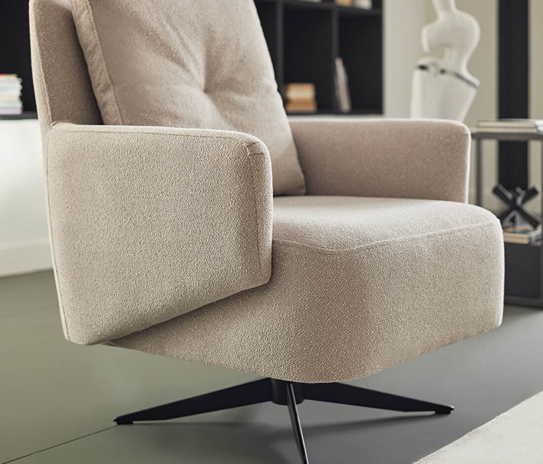 Milan Armchair - Swivel Leg