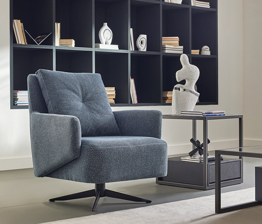 Milan Armchair - Swivel Leg