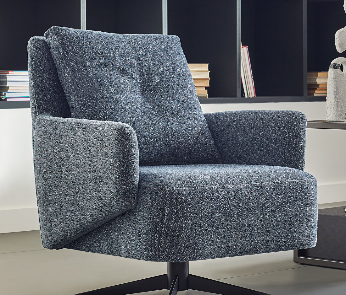 Milan Armchair - Swivel Leg