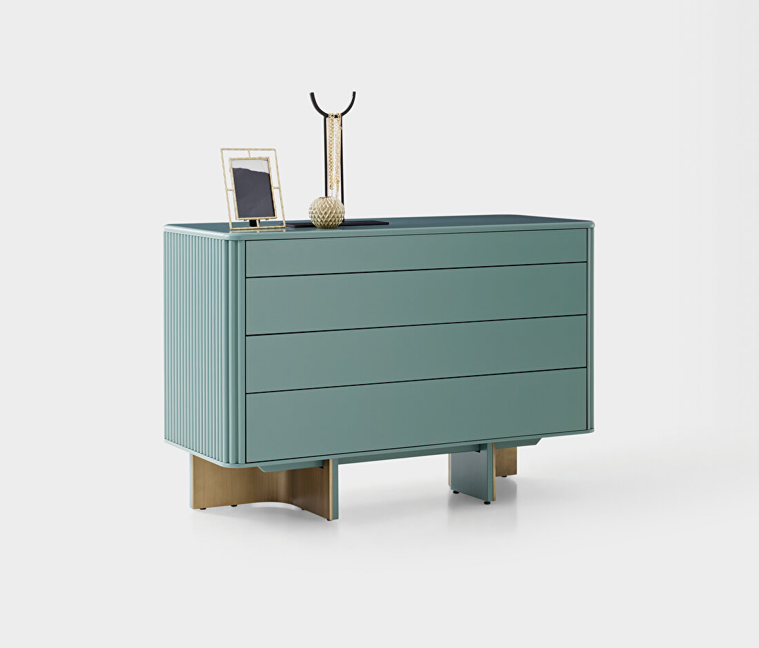 Athens Green Chest of Drawers