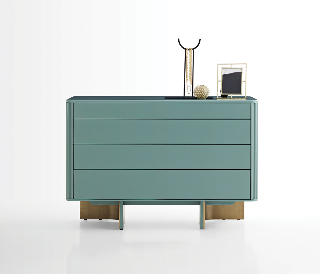 Athens Green Chest of Drawers