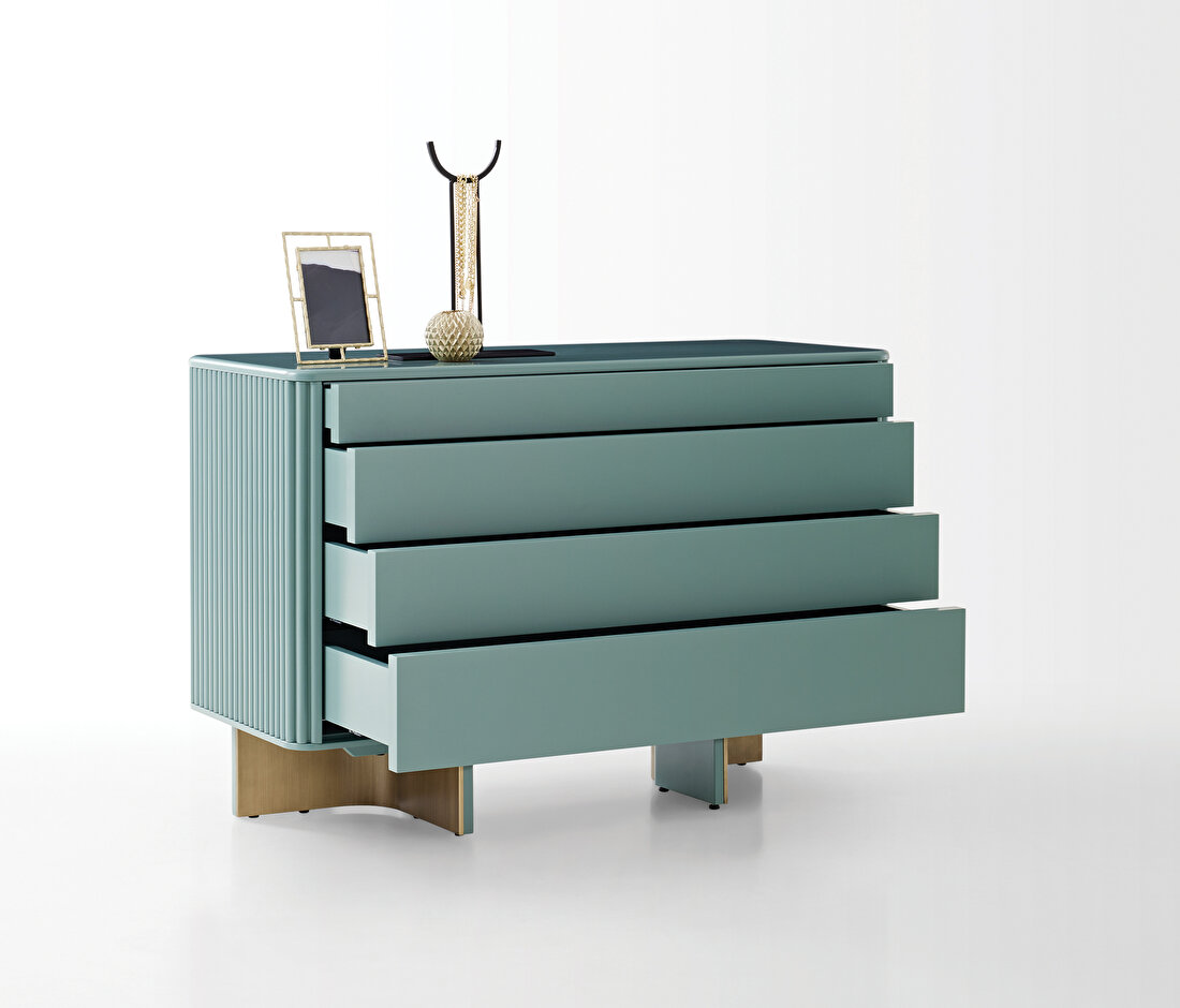 Athens Green Chest of Drawers
