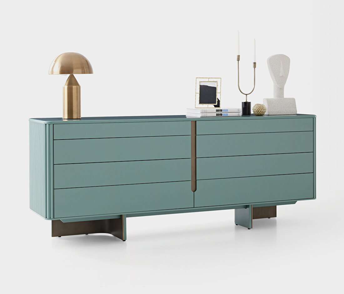 Athens Green Chest of Drawers