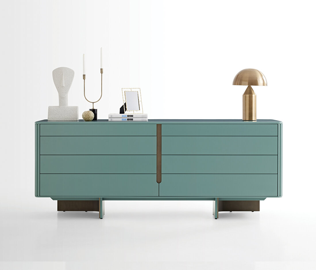 Athens Green Chest of Drawers