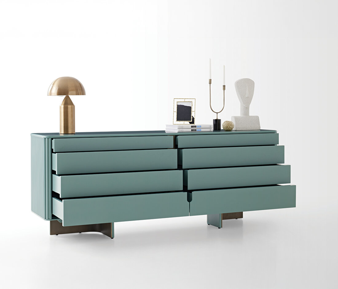 Athens Green Chest of Drawers