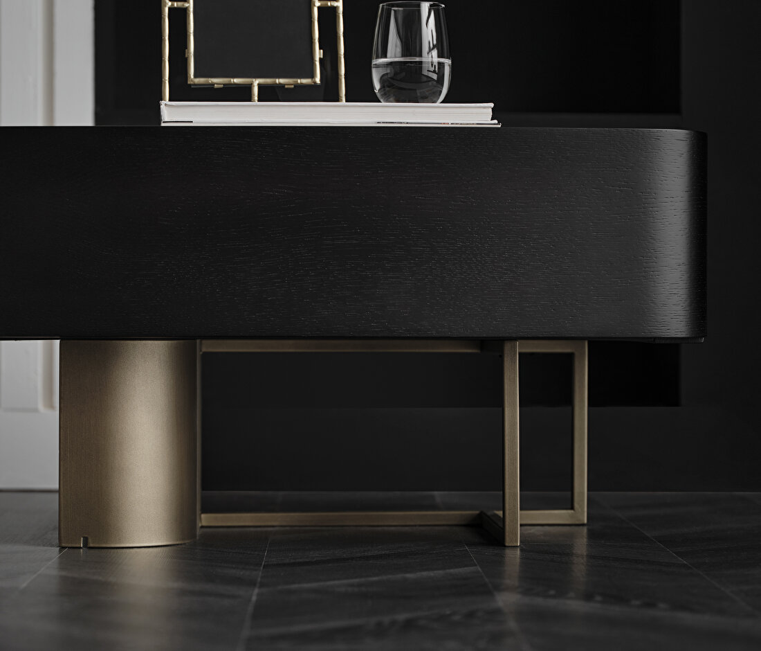 Suva Black Nightstand