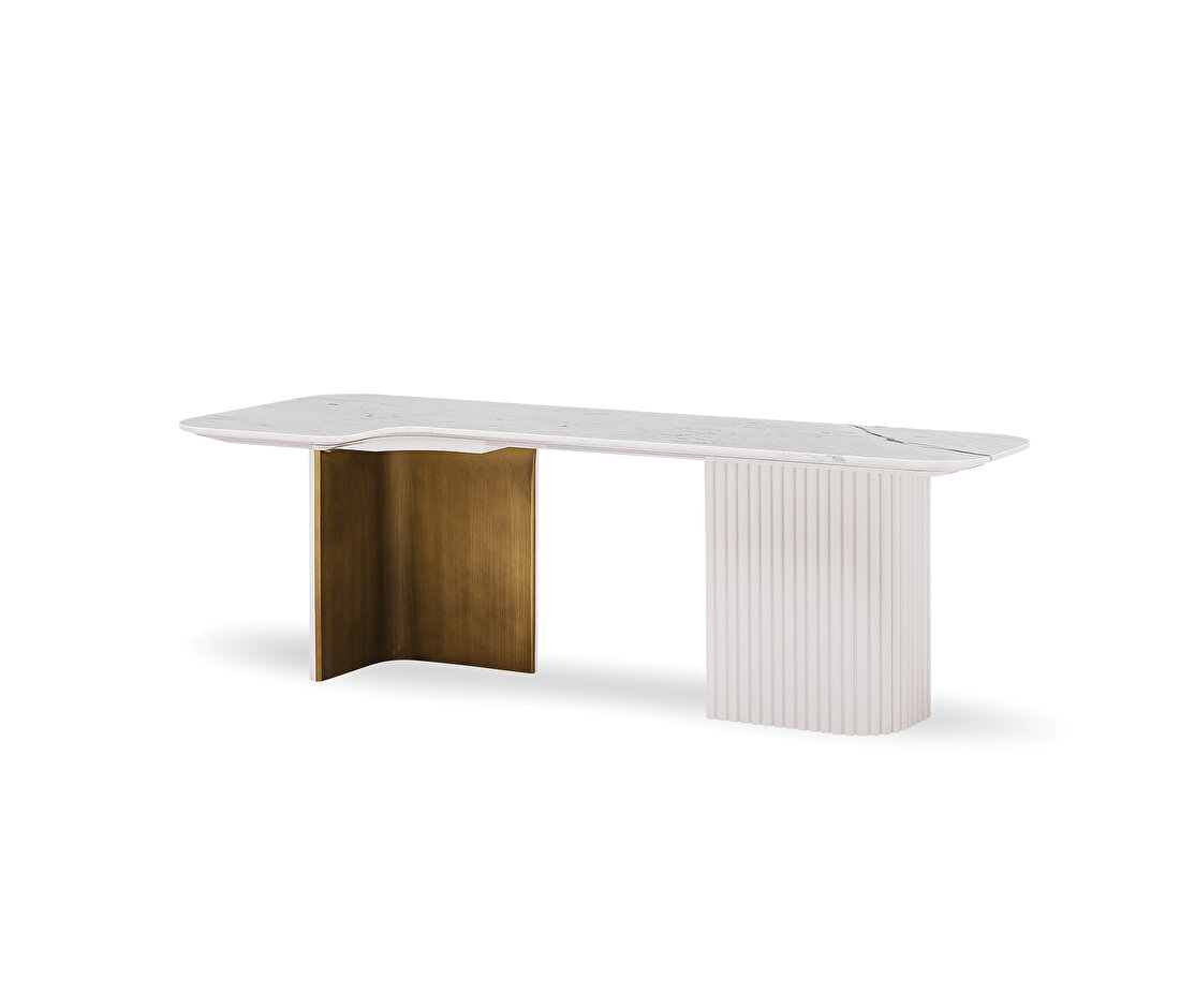 Dallas White Coffee Table