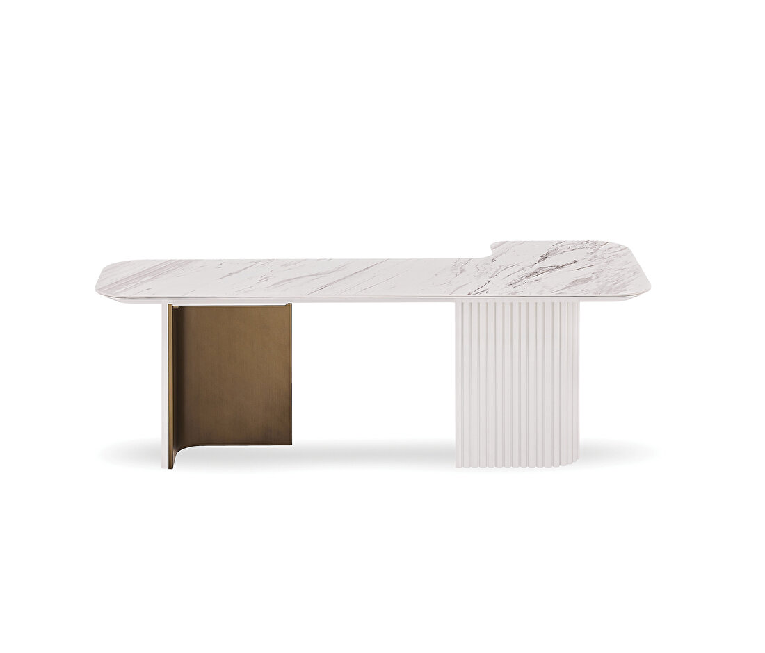 Dallas White Coffee Table