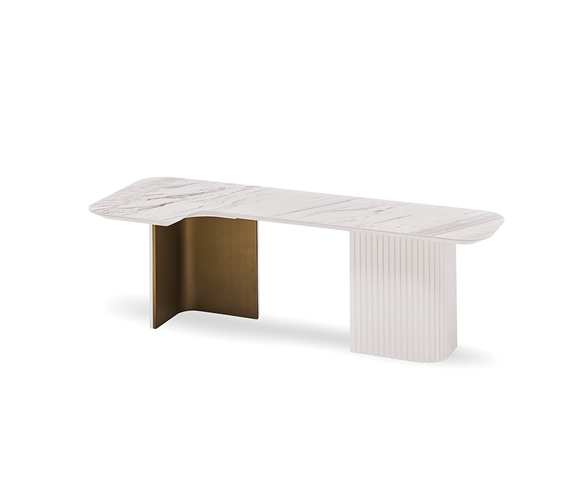 Dallas White Coffee Table