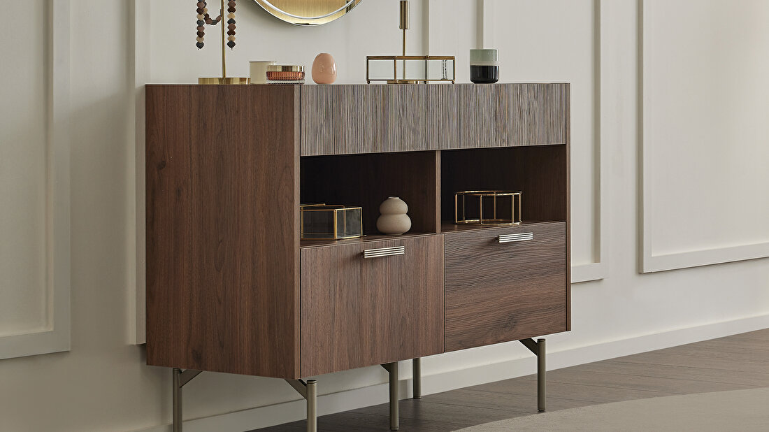 Pavia Walnut Chest of Drawers