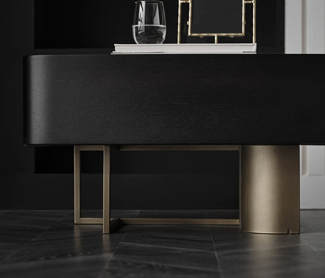 Suva Black Nightstand