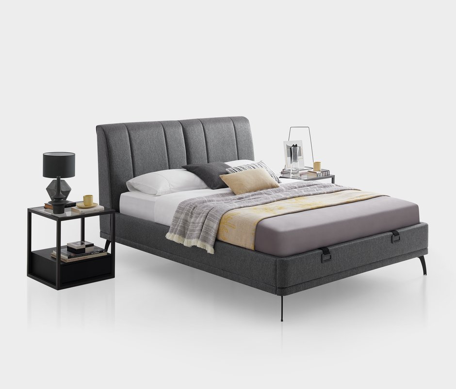 Black Ice Baza Başlık 2'li Set - Siyah