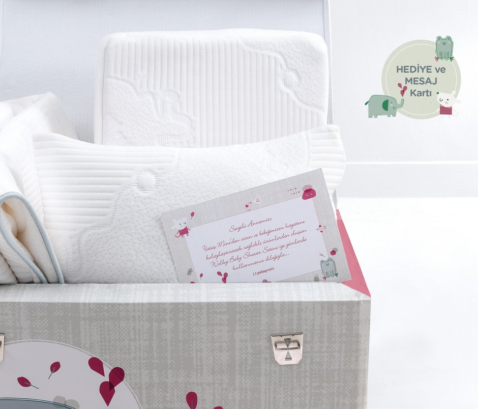 Wolky Baby Shower Set - Beyaz