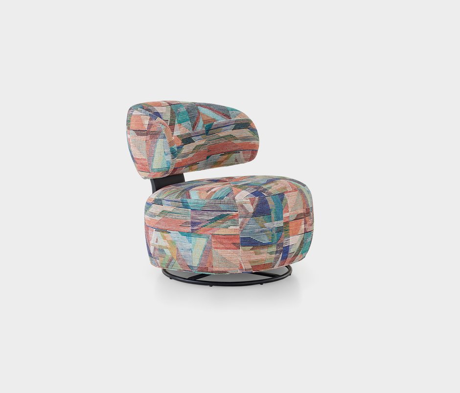 Soho Visions Swivel Armchair - Purple