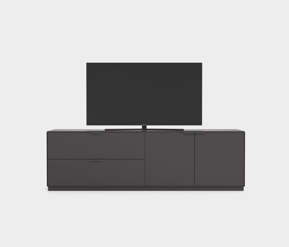 Modena 100% MDF, TV Unit with Storage - Brown