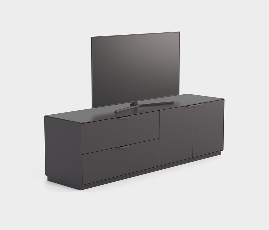 Modena 100% MDF, TV Unit with Storage - Brown