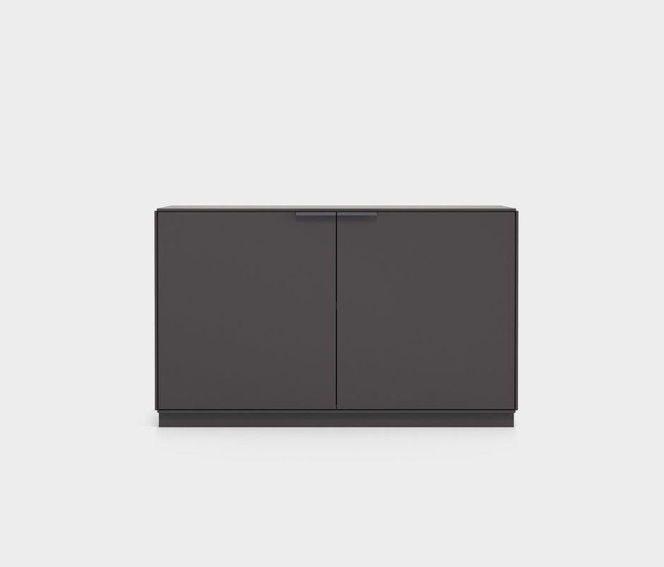 Modena 2-Door, 100% MDF, TV Unit with Storage - Brown