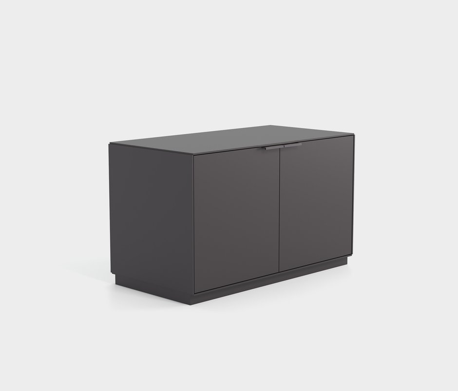 Modena 2-Door, 100% MDF, TV Unit with Storage - Brown