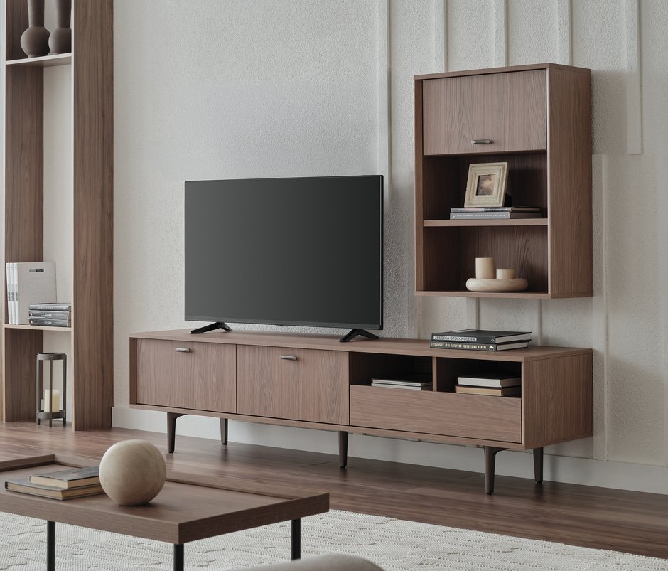 Paloma TV Unit 1 - Walnut