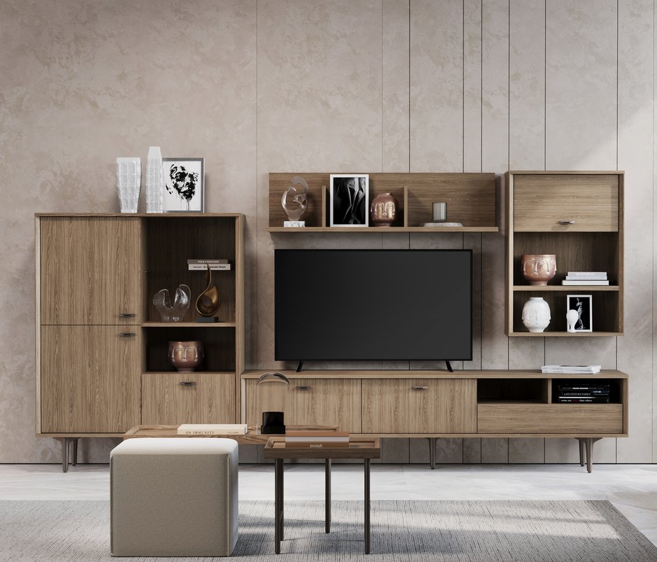 Paloma TV Unit 2 - Walnut