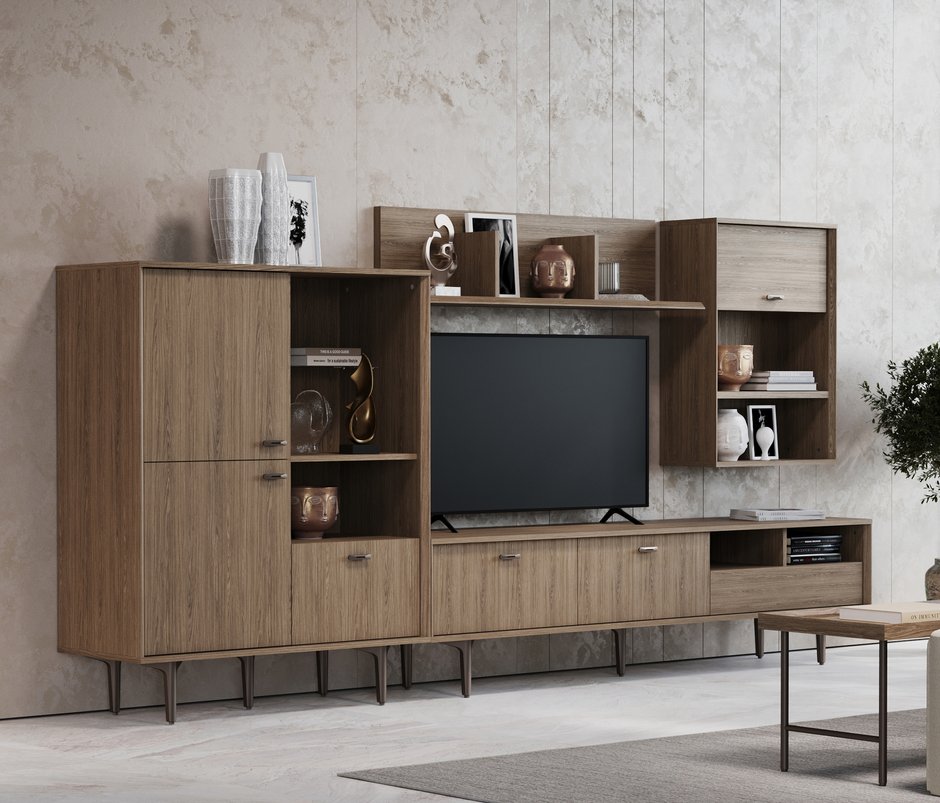Paloma TV Unit 2 - Walnut