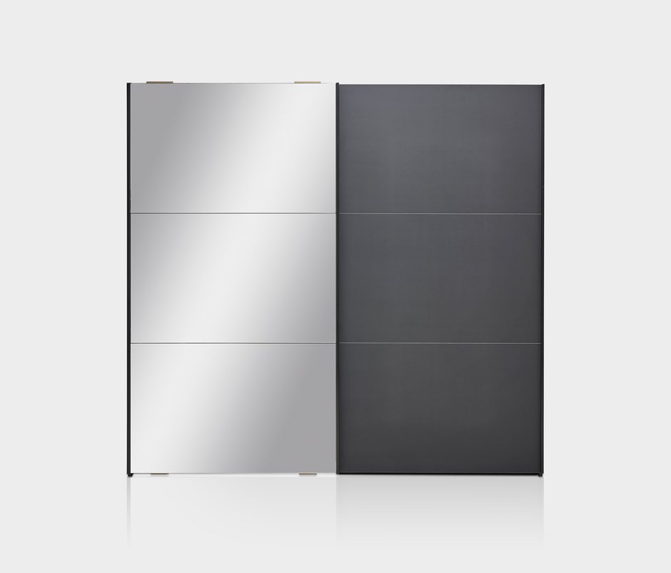Legato Sliding Door, Wardrobe - Black