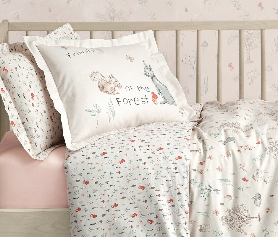 Wonderland Ranforce Bebek Nevresim Takımı - Krem
