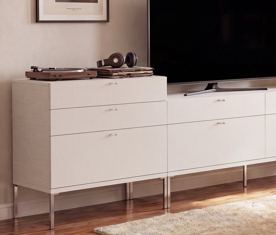 Fit & Flex 3 Çekmeceli Ayaklı Modül - Keten