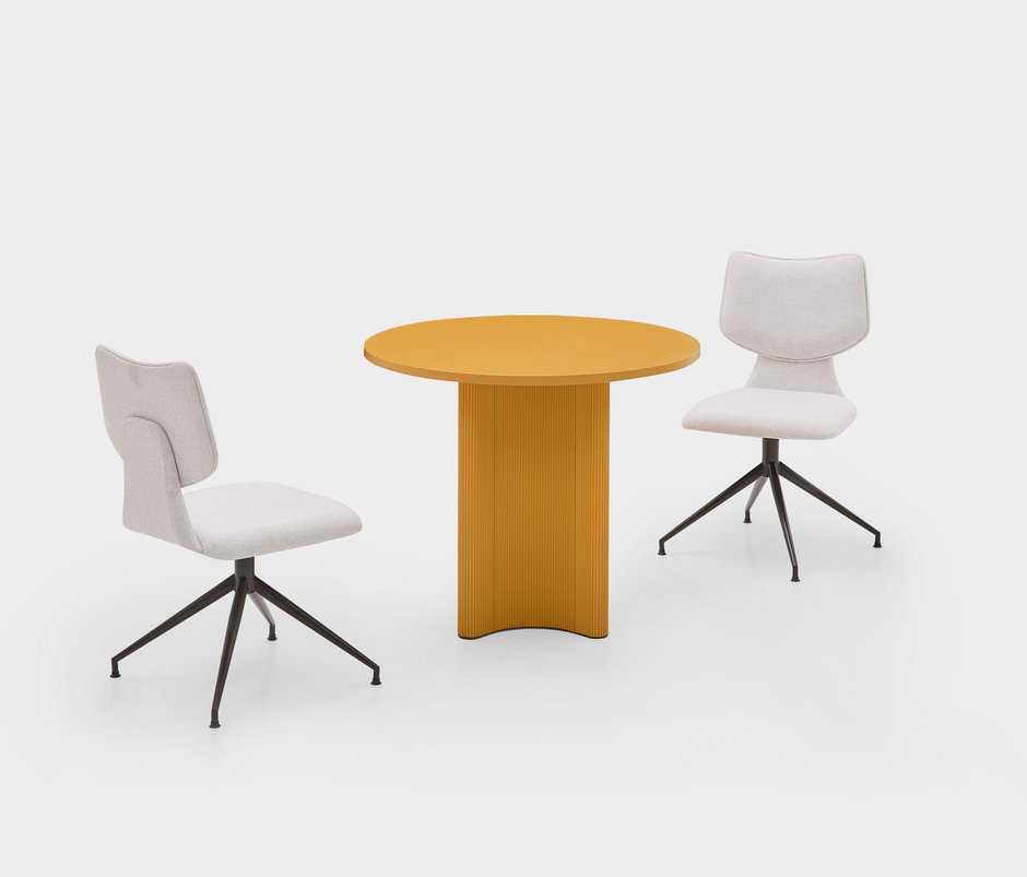 Fit & Flex Yuvarlak Masa - Sarı