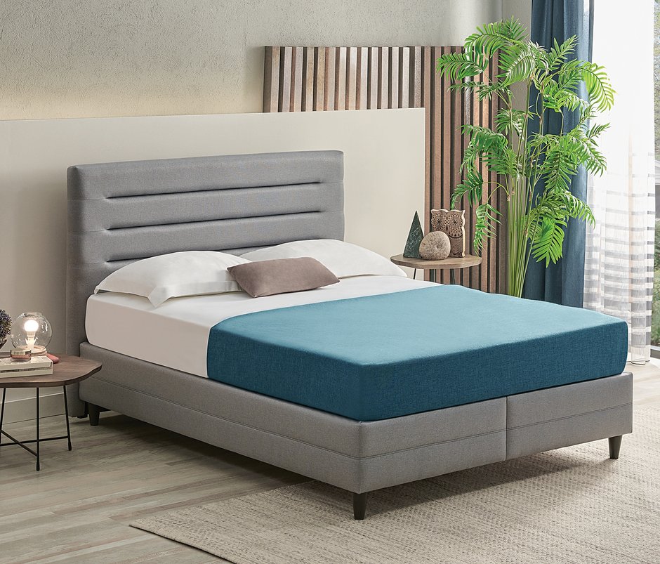 Supreme Pedic Baza Başlık 2'li Set - Mavi