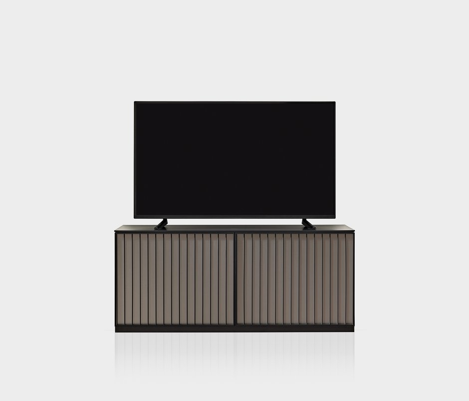 Riga 2 Kapaklı TV Ünitesi Yan Modülü - Ceviz