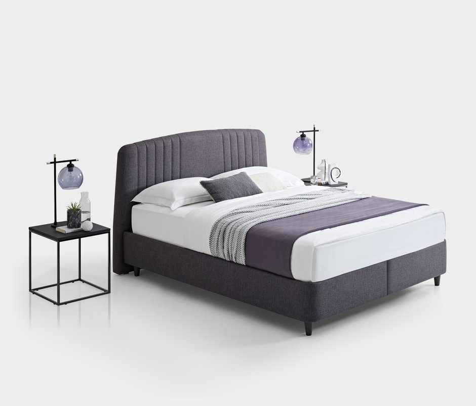Canto & Silver Baza Başlık 2'li Set - Antrasit