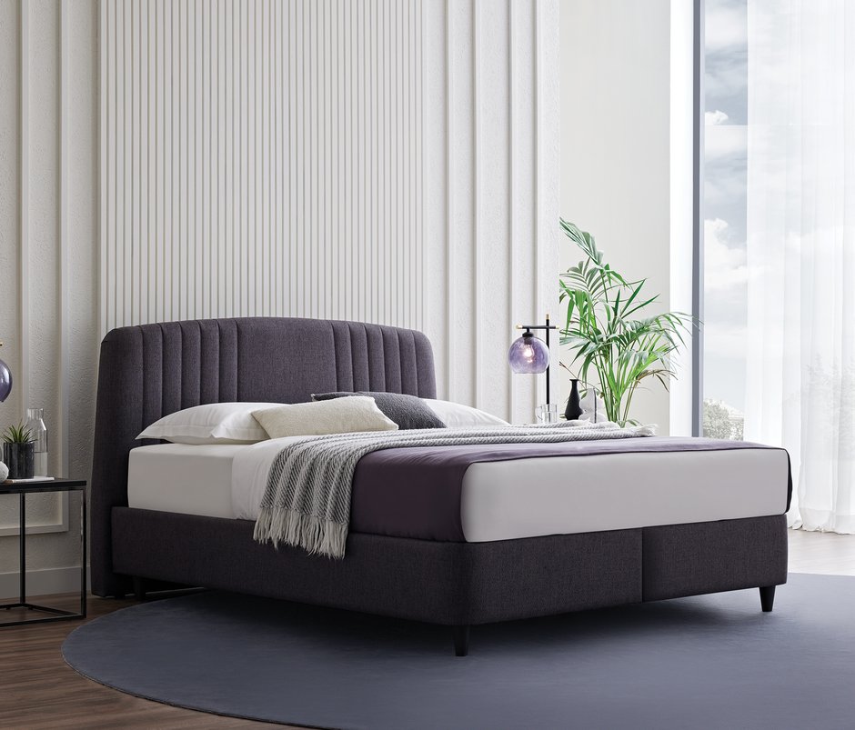 Canto & Silver Baza Başlık 2'li Set - Antrasit