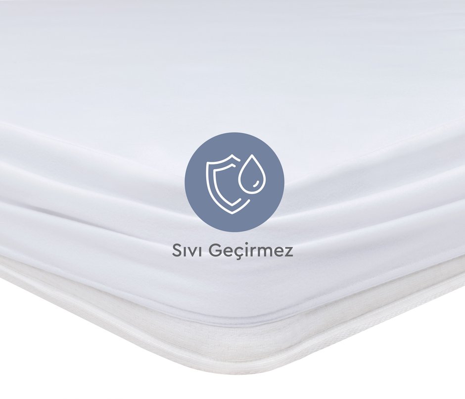 Microfit Sıvı Geçirmez Bebek Alez - Beyaz