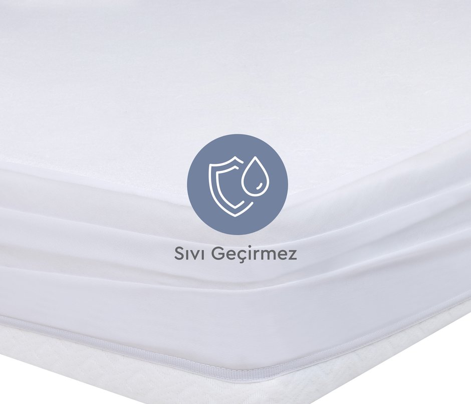 Eco Touch Sıvı Geçirmez Alez - Beyaz