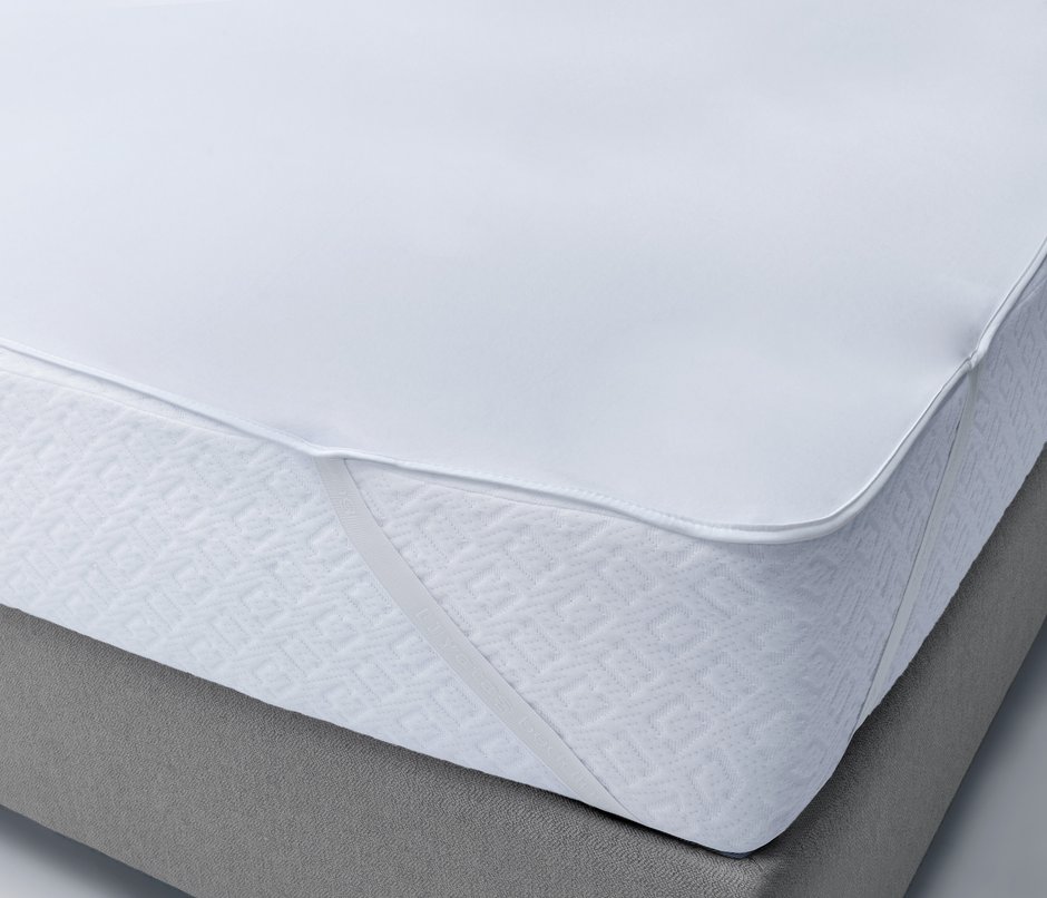 Microfit Lastikli Sıvı Geçirmez Alez - Beyaz