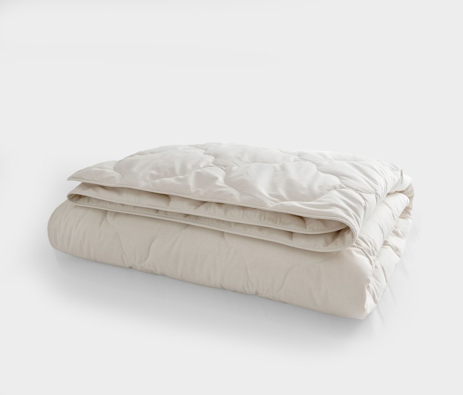 Superwashed Yün Yorgan - Beyaz
