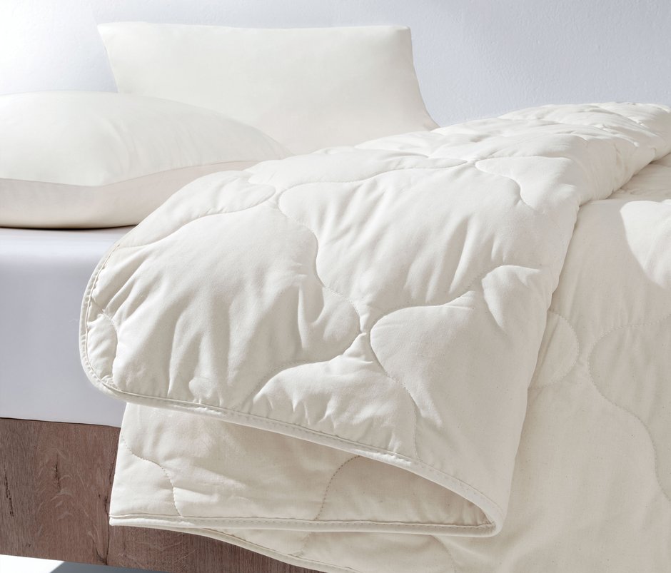 Superwashed Yün Yorgan - Beyaz